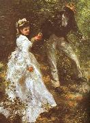 Pierre Renoir The Promenade USA oil painting reproduction